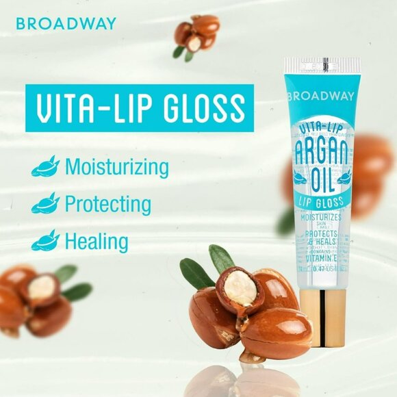 Ruby Kisses Broadway Vita-Lip Clear Lip Gloss - Picture 2 of 6